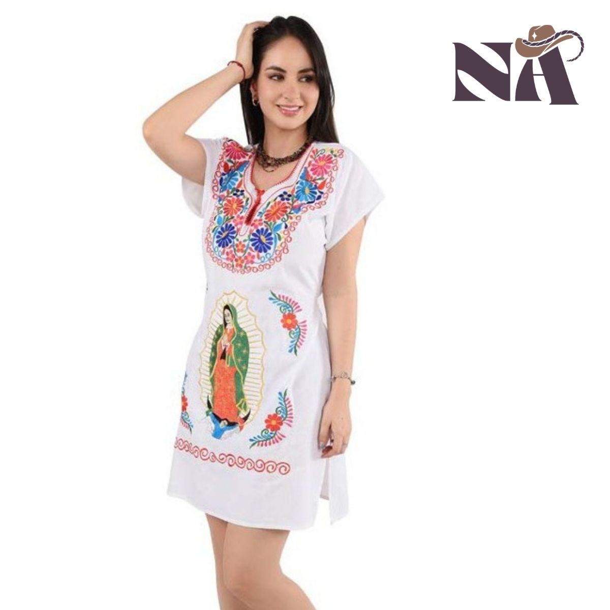 Embroidered Dress NA-TM-77331 - Vestido Bordado