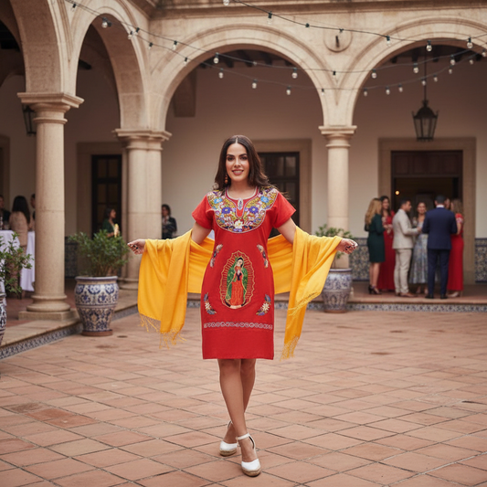 Embroidered Dress NA-TM-77333 - Vestido Bordado