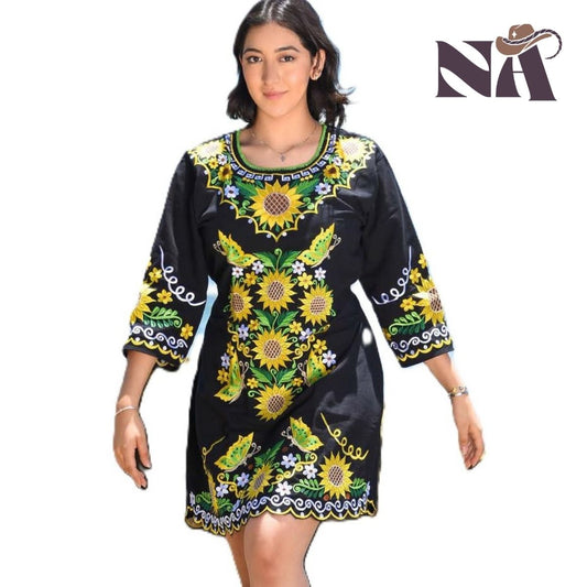 Embroidered Dress NA-TM-77377 - Vestido Bordado de Mujer