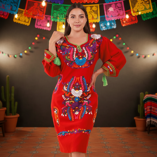 Embroidered Dress NA-TM-77380