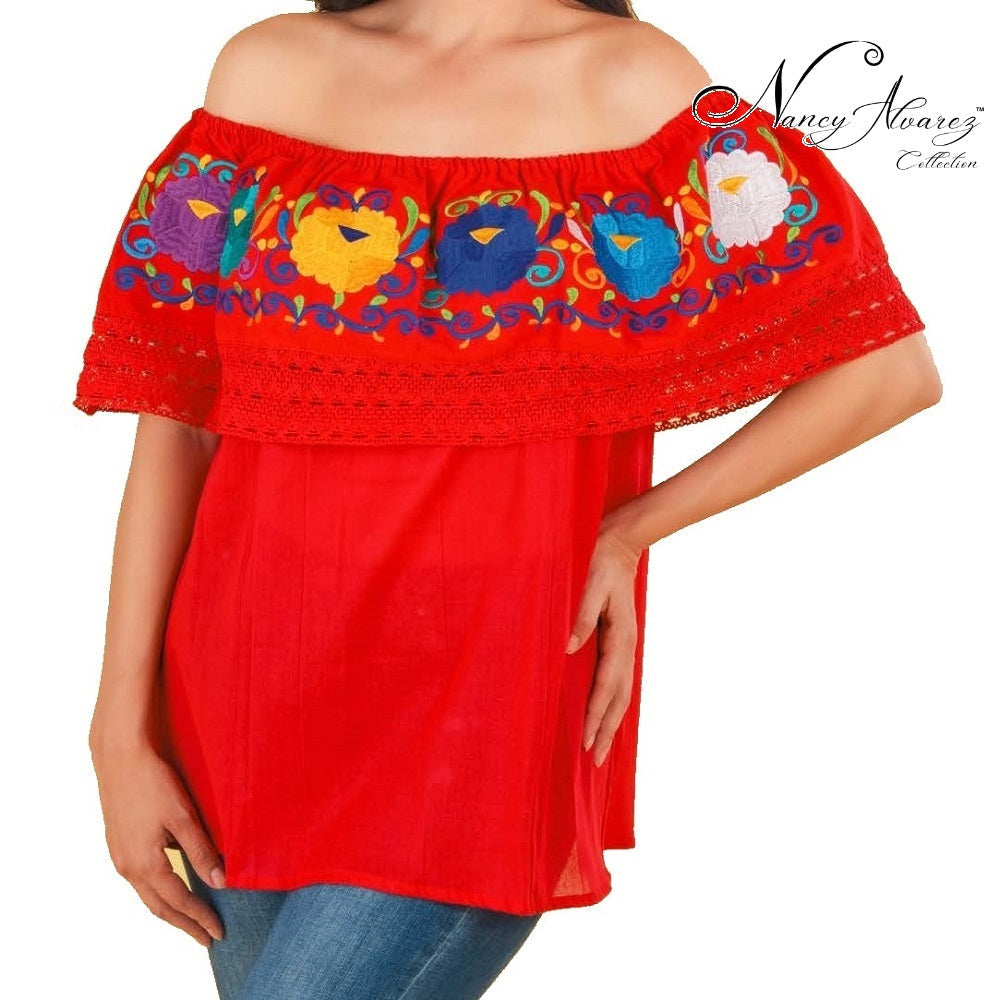 Embroidered Blouse NA-TM-77501 - Blusa Bordada