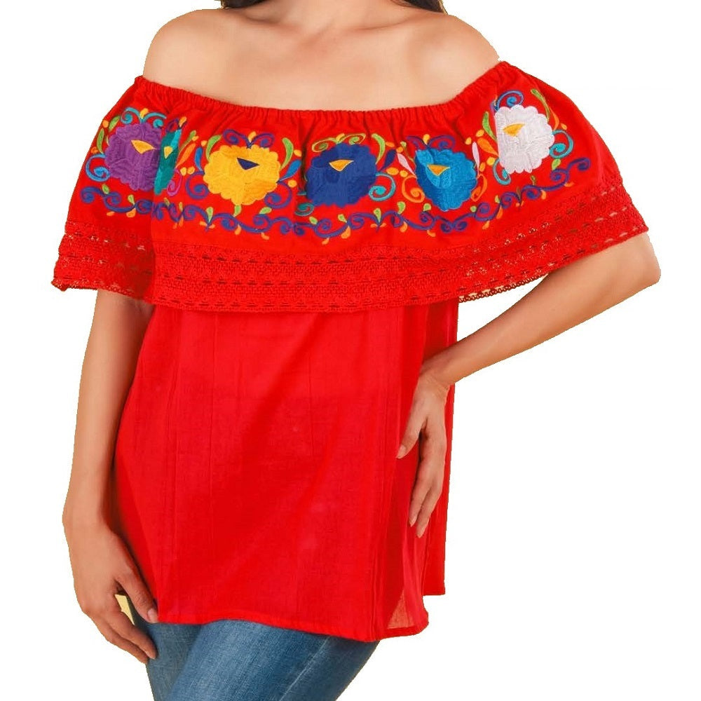 Embroidered Blouse NA-TM-77501 - Blusa Bordada