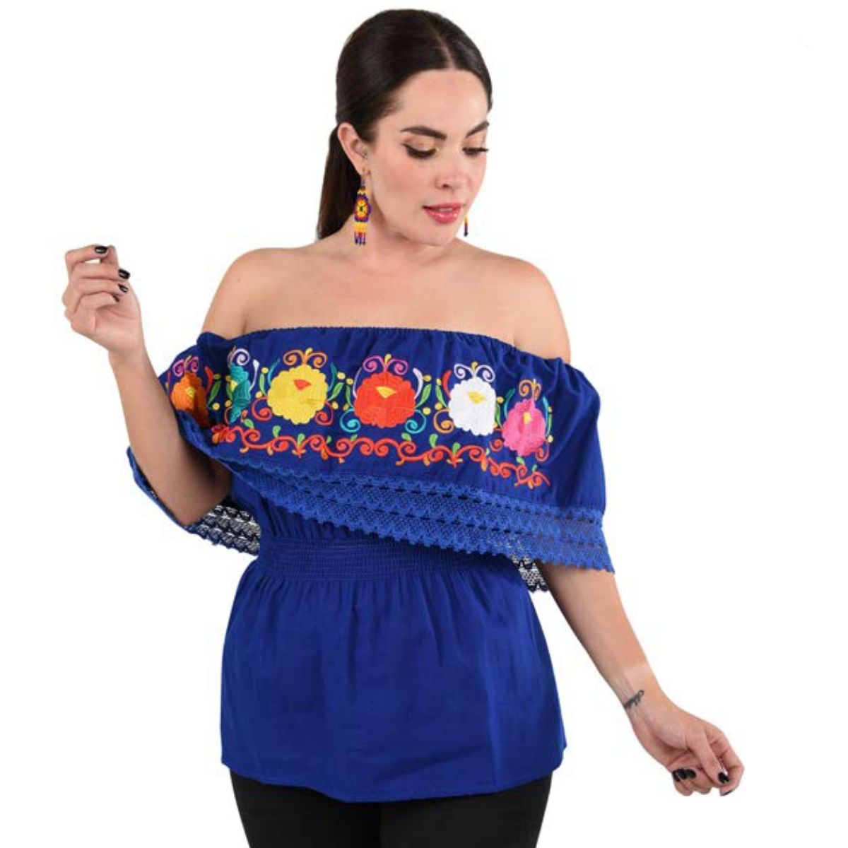 Embroidered Blouse NA-TM-77510 - Blusa Bordada