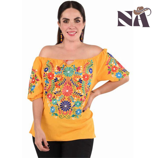 Embroidered Blouse NA-TM-77536 - Blusa Bordada