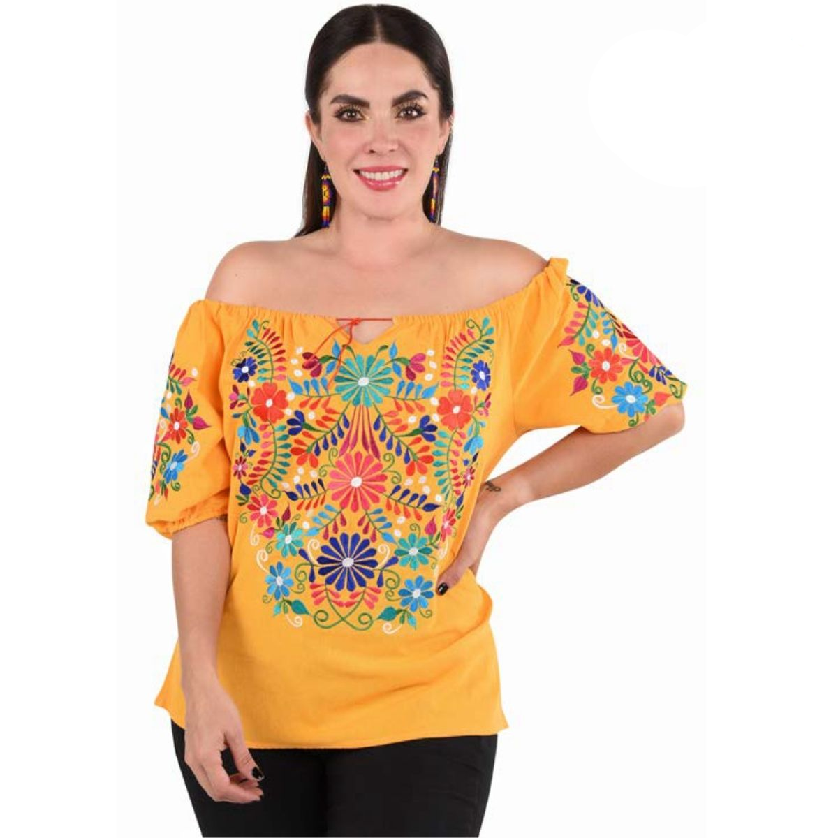 Embroidered Blouse NA-TM-77536 - Blusa Bordada