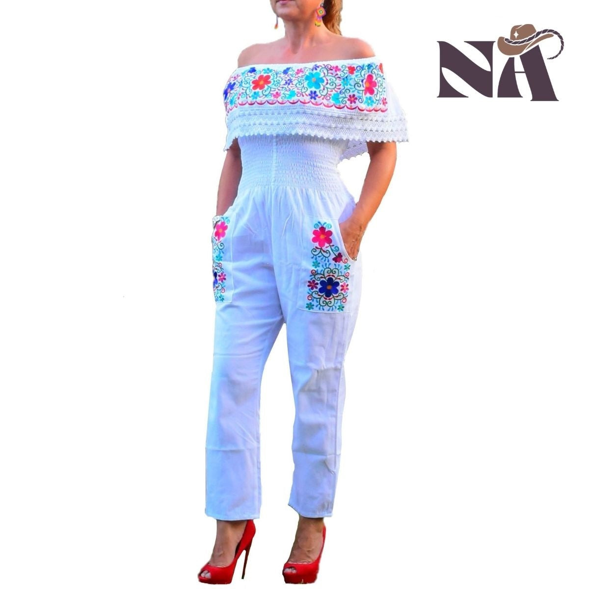 Embroidered Jumper NA-79005- Jumper Bordado