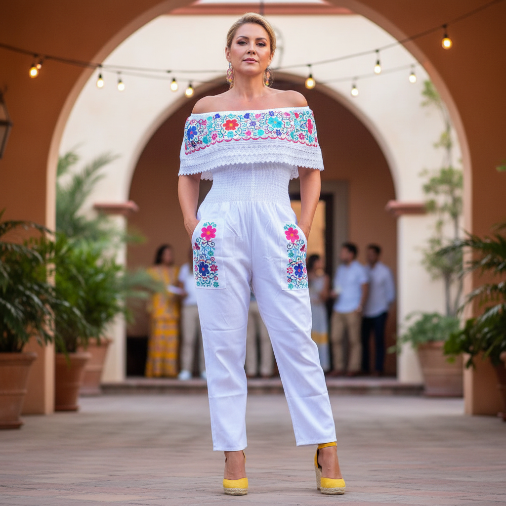 Embroidered Jumper NA-79005- Jumper Bordado