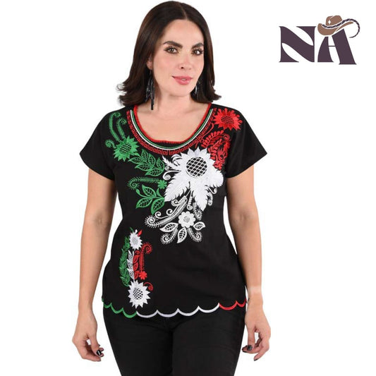 Embroidered Blouse NA-TM-79031-T - Blusa Bordada