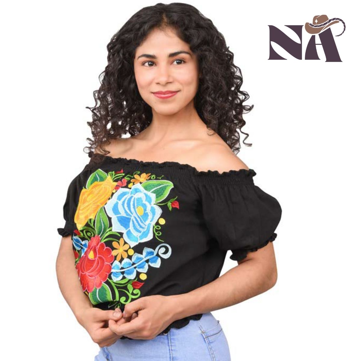 Embroidered Blouse NA-TM-79042 -  Blusa Bordada
