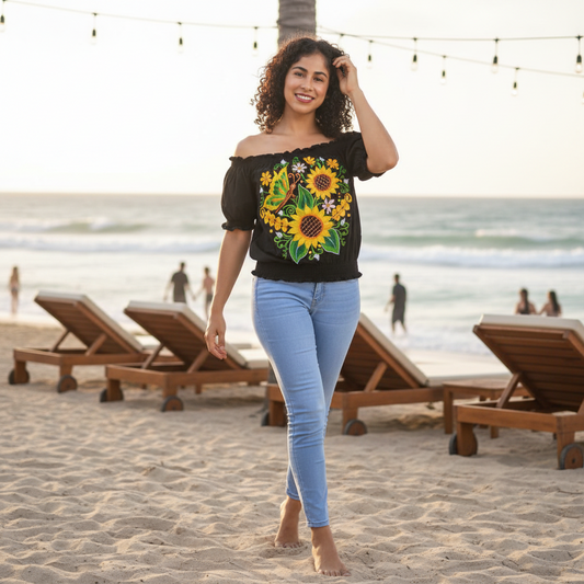 Embroidered Blouse NA-TM-79043 - Blusa de Mujer