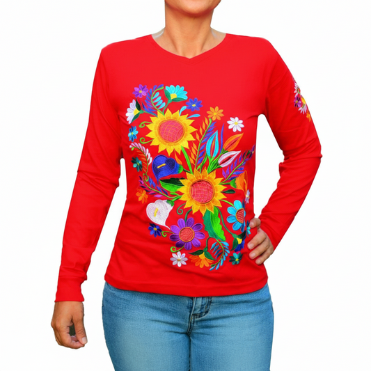 Embroidered Shirt NA-TM-79072 -Playera Bordada