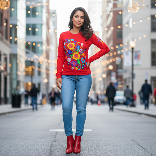 Embroidered Shirt NA-TM-79072 -Playera Bordada