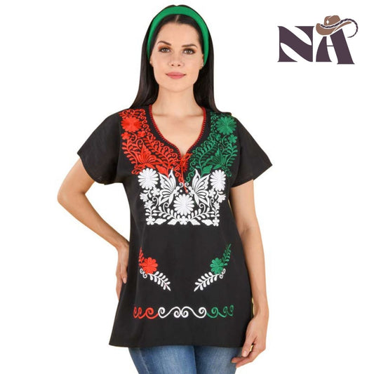 Embroidered Blouse NA-TM-77514 - Blusa Bordada