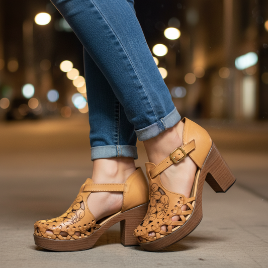 NA-TM-TF2028 - Handmade Leather Shoes for women