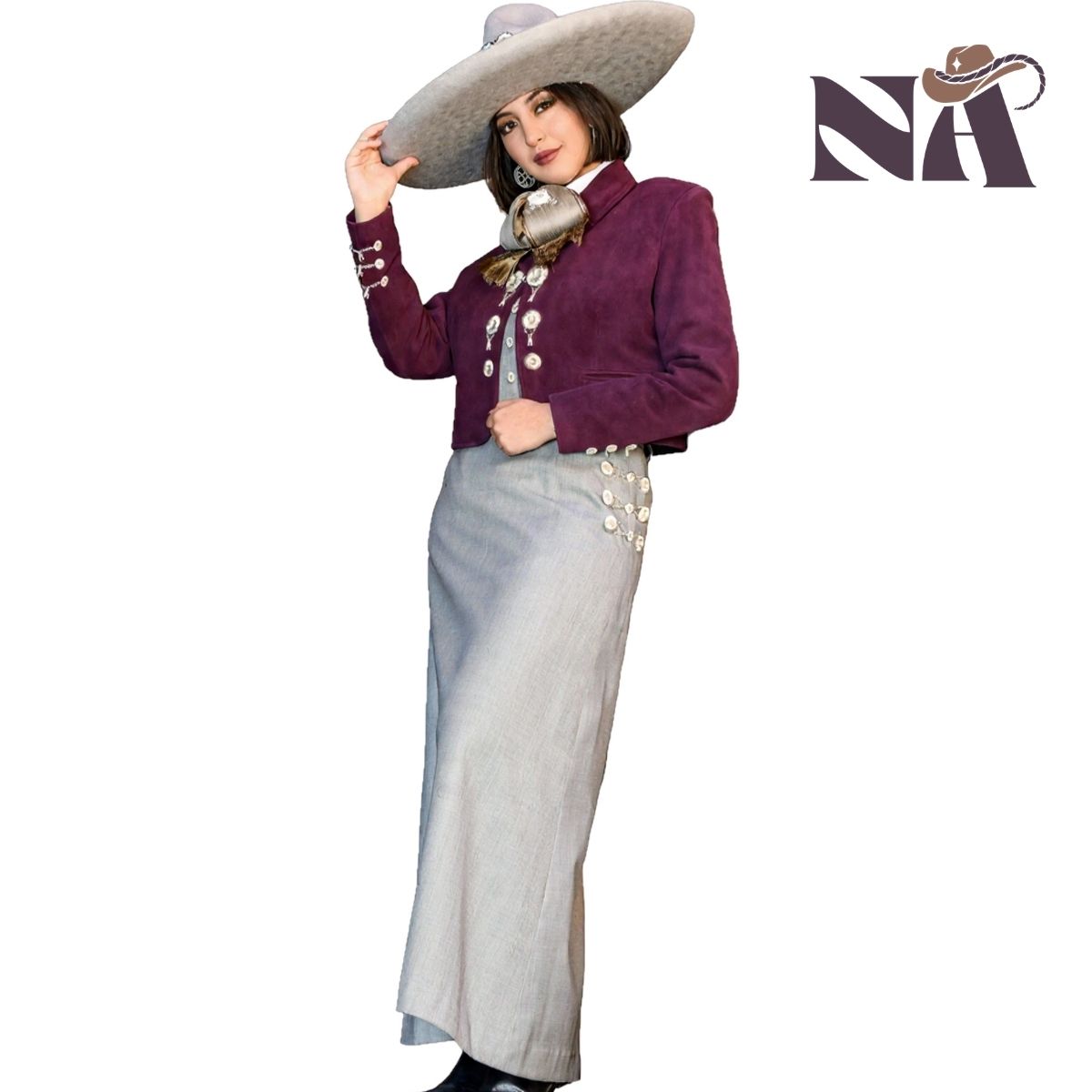 Charro Suit for Women NA-WD0325 - Traje de Charro