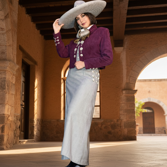 Charro Suit for Women NA-WD0325 - Traje de Charro