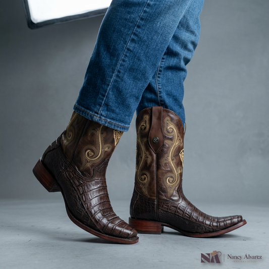 Men's Western Boots - NA-WD0061 Botas Vaqueras