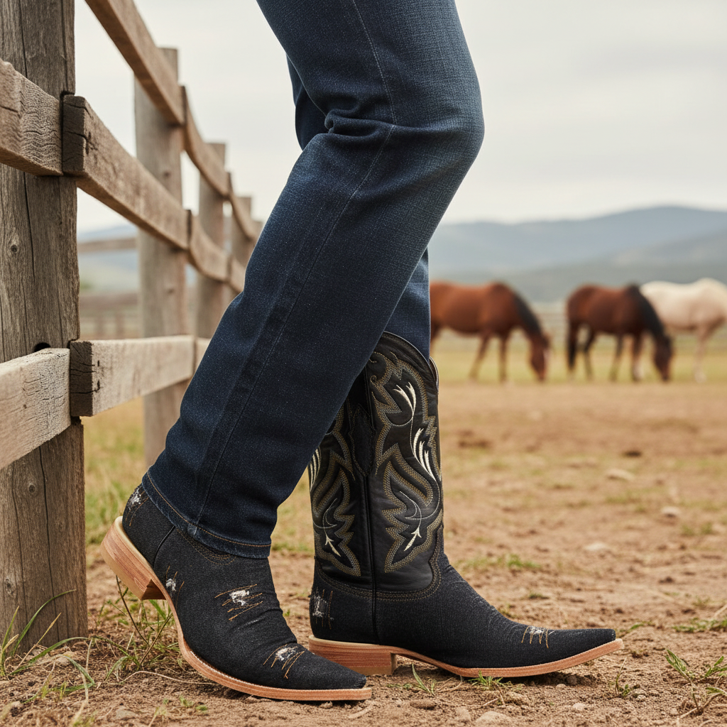 Men's Western Boots - NA-WD0138 Botas Vaqueras