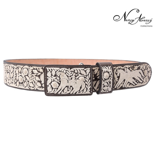 Leather Belt NA-WD1583 Cinturon de Piel