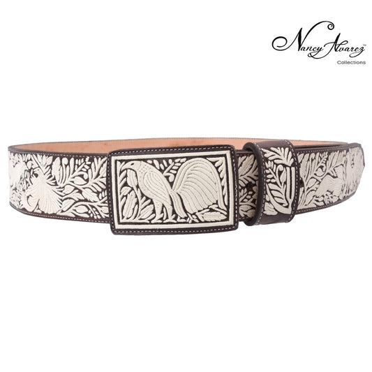 Leather Belt NA-WD1587 Cinturon de Piel