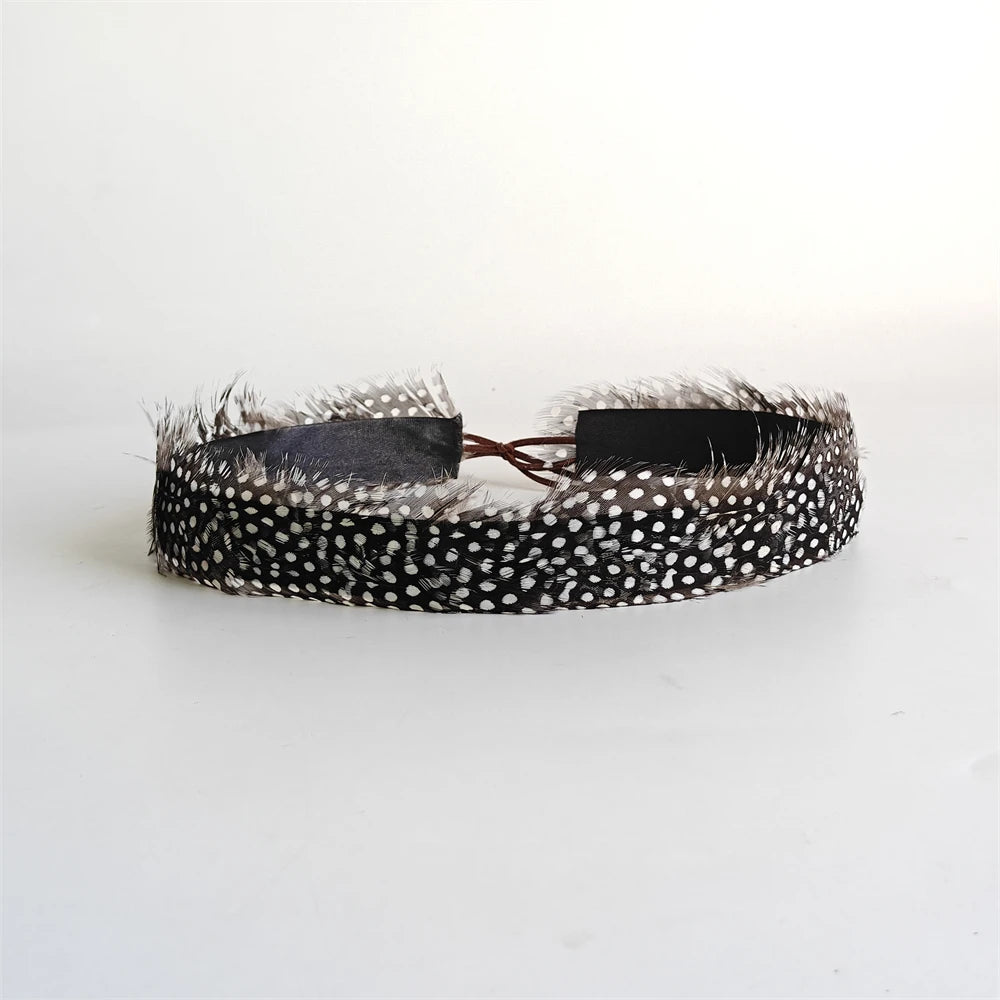 New Feathered Hatband Vintage Cowboy Hatband Felt Hat Accessories Fashion Western Hat Replacement Hatband