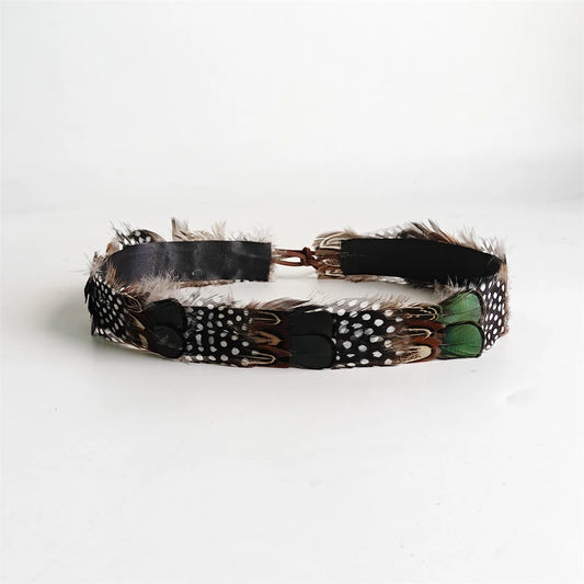 New Feathered Hatband Vintage Cowboy Hatband Felt Hat Accessories Fashion Western Hat Replacement Hatband