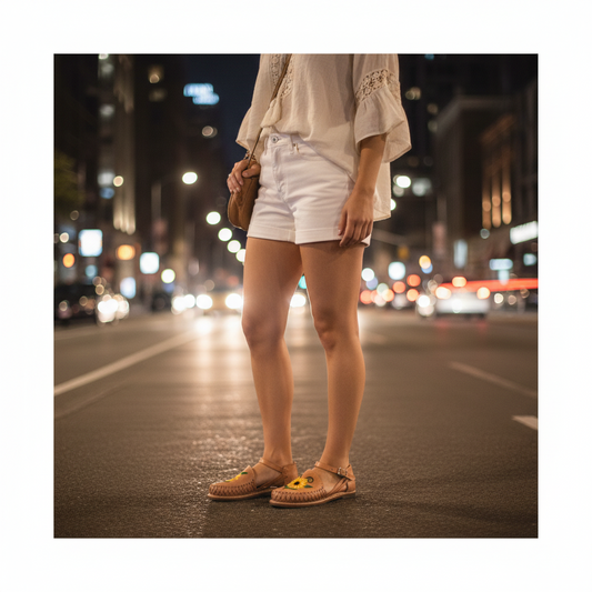 Huaraches NA-TM-35250 - Handmade Leather Shoes for women