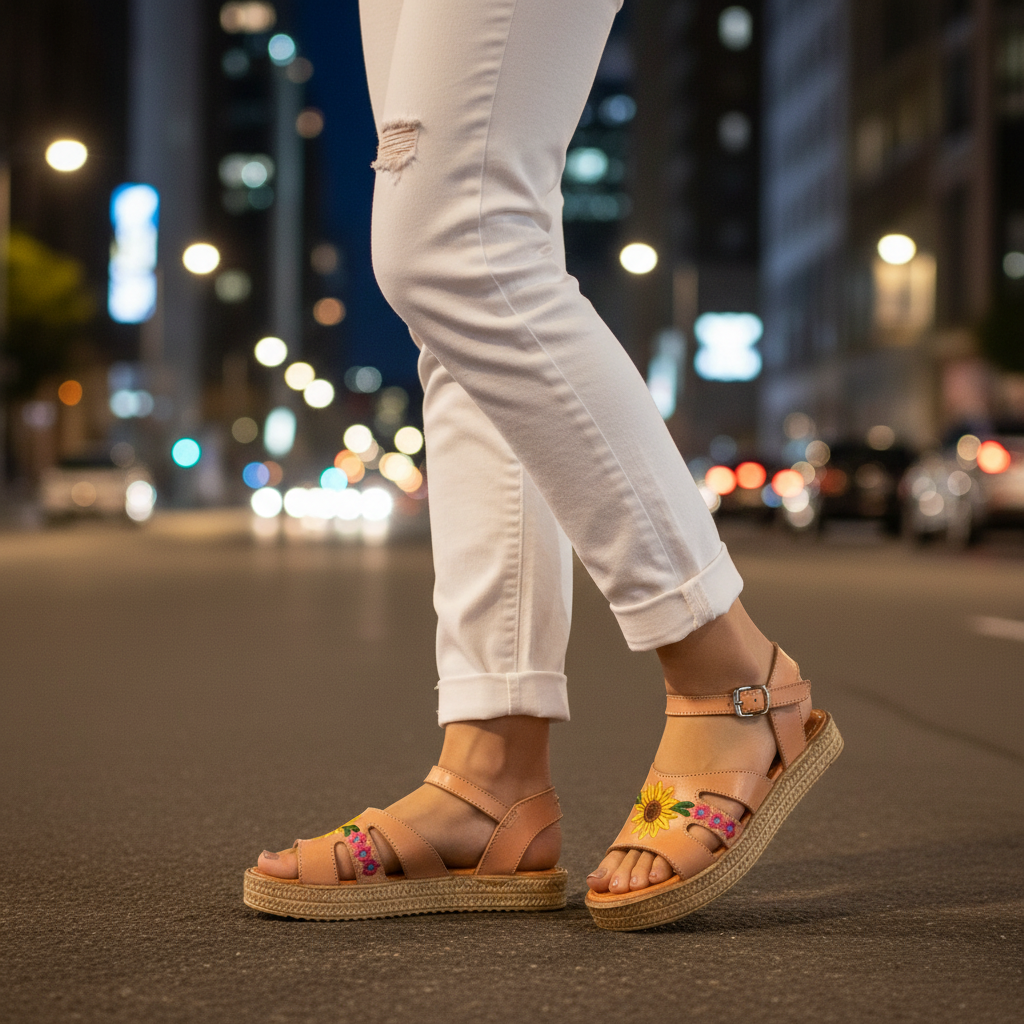 Huaraches NA-TM-35346 - Handmade Leather Shoes for women
