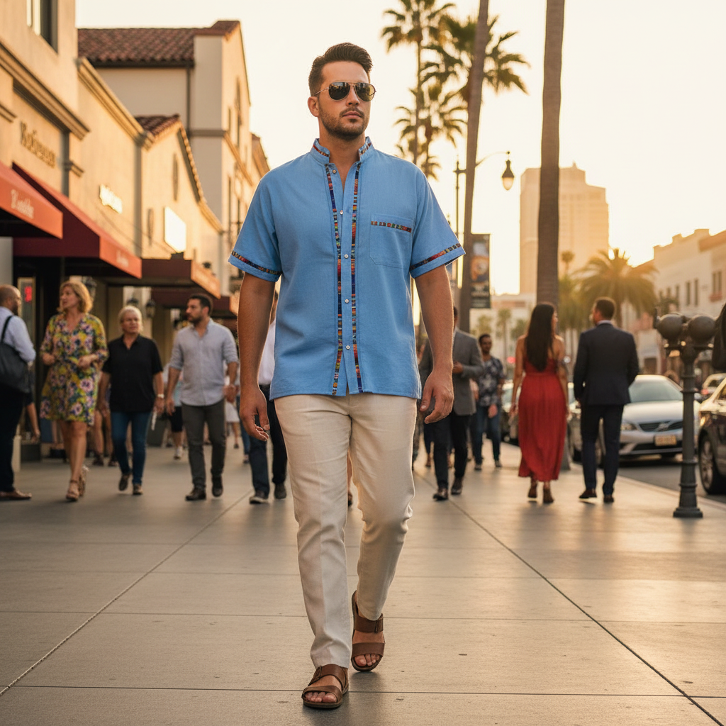 Camisa de Manta TM-78129 Men's Shirt