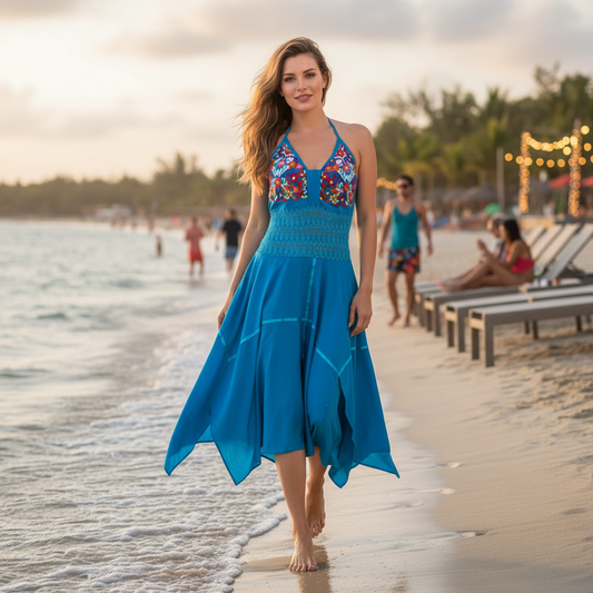 Embroidered Dress NA-TM-77322 - Vestido Bordado