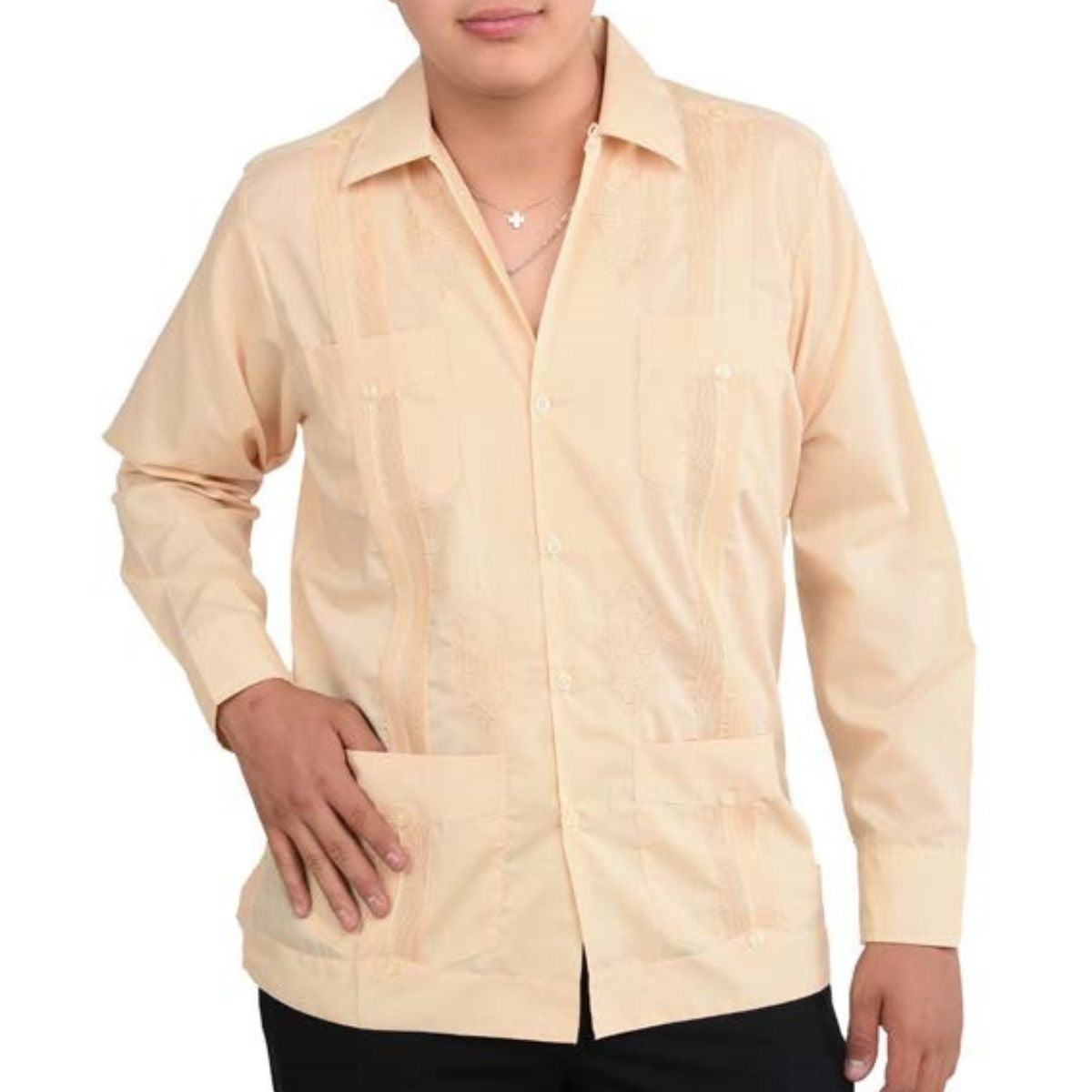 Camisa Guayabera TM-78116 Men's Shirt