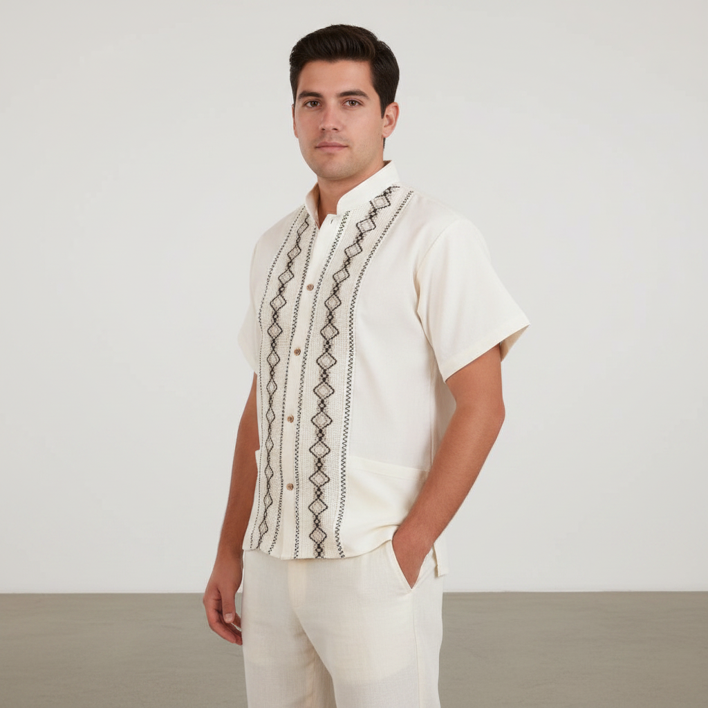 Camisa Bordada TM-78131 Men's Shirt