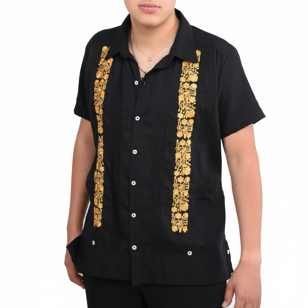 Camisa Bordada TM-79003 Men's Shirt