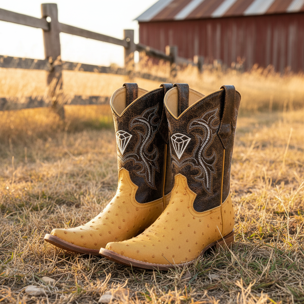 Botas vaqueras para ninos KS-WD0403 - Kids Western Boots